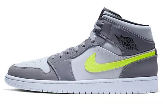 Кроссовки Jordan 1 Mid Gunsmoke Volt