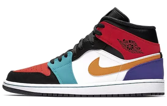 Кроссовки Jordan 1 Mid Bred Multi-Color