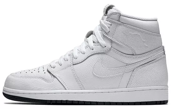 Кроссовки JORDAN 1 Retro White Perforated