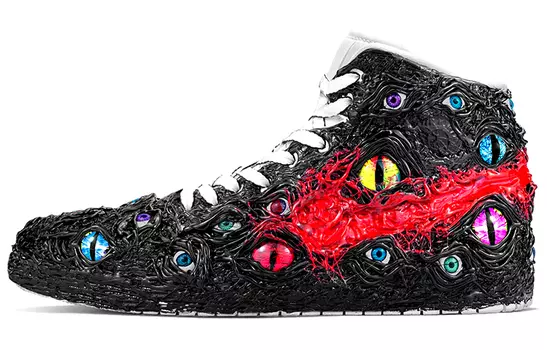 Кроссовки Air JORDAN 1 Vintage Basketball Shoes Men Mid-Top Black White