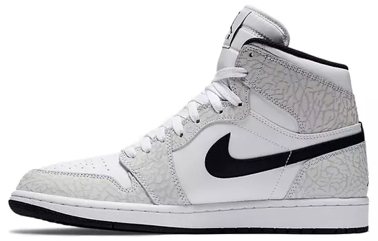 Кроссовки JORDAN 1 Retro White Elephant Print