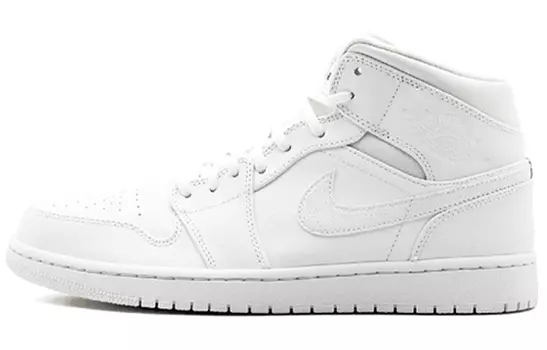 Кроссовки Jordan 1 Retro Mid White 2017