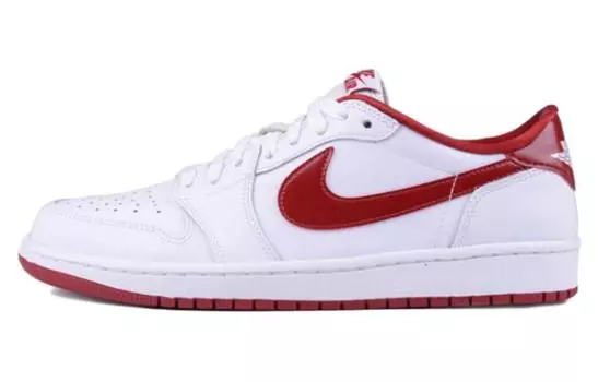 Кроссовки JORDAN 1 Retro Low White Varsity Red