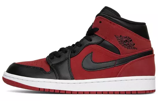 Кроссовки JORDAN 1 Mid Gym Red Black