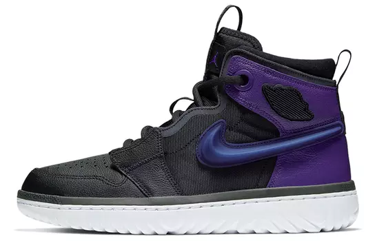 Кроссовки JORDAN 1 High React Black Court Purple