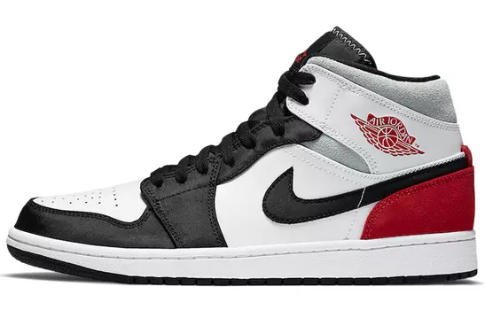 Кроссовки Jordan 1 Mid SE Red Black Toe