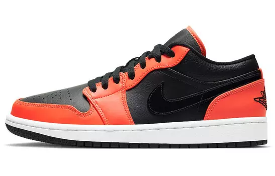 Кроссовки Jordan 1 Low SE Black Turf Orange