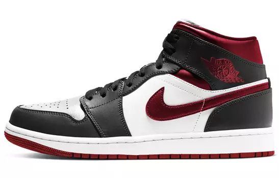 Кроссовки JORDAN 1 Mid Gym Red Black White