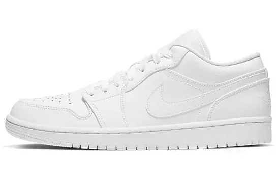 Кроссовки JORDAN 1 Low Triple White Fog Grey