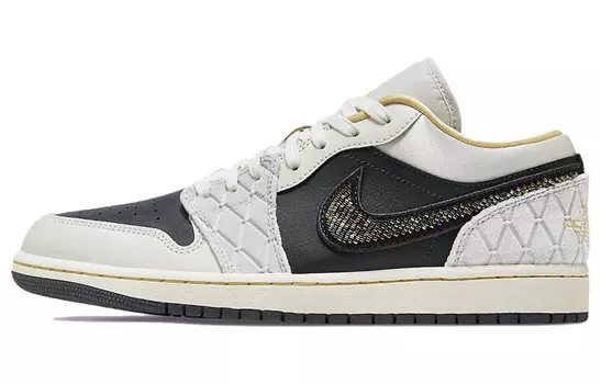 Кроссовки JORDAN 1 Low Beaded Swoosh