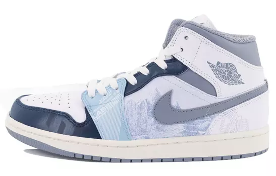 Мужские баскетбольные кроссовки Jordan Air Jordan 1 Vintage, белый