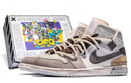 Мужские баскетбольные кроссовки Jordan Air Jordan 1 Vintage, молочный