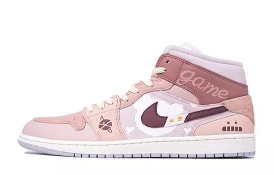 Мужские баскетбольные кроссовки Jordan Air Jordan 1 Vintage, розовый