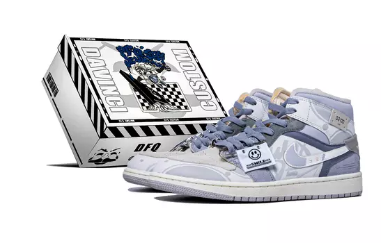 Мужские баскетбольные кроссовки Jordan Air Jordan 1 Vintage, светло-фиолетовый