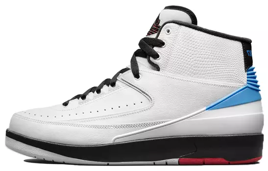 Кроссовки Jordan Air Jordan 2 Vintage Basketball, белый/черный/голубой