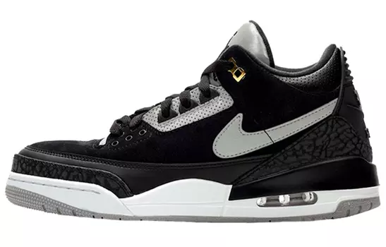 Кроссовки Jordan 3 Retro Tinker Black Cement Gold