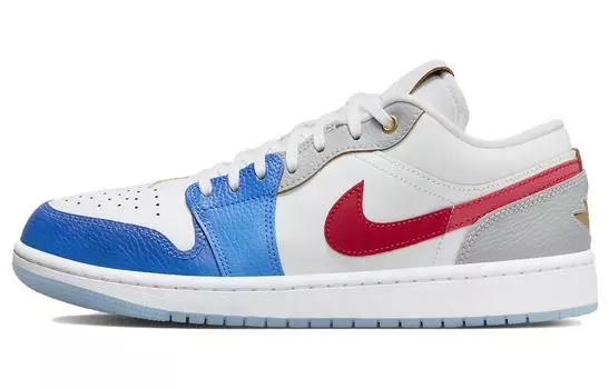 Мужские баскетбольные кроссовки Jordan Air Jordan 1 Vintage, Белый/Синий/Красный