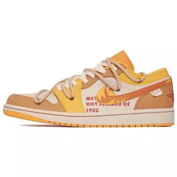 Мужские баскетбольные кроссовки Jordan Air Jordan 1 Vintage, Beige orange