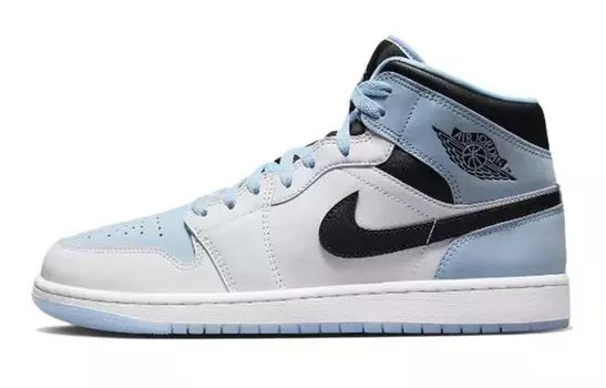 Кроссовки Air JORDAN 1 Vintage Basketball Shoes Men Mid-Top Blue White