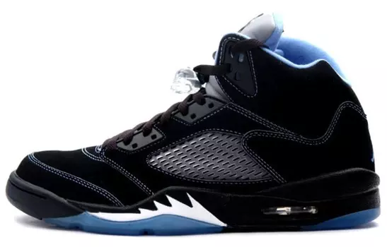 Кроссовки JORDAN 5 Retro Black/University Blue