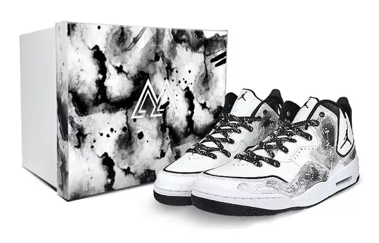 Кроссовки JORDAN Courtside 23 Vintage Basketball Shoes Men Mid-Top White Black