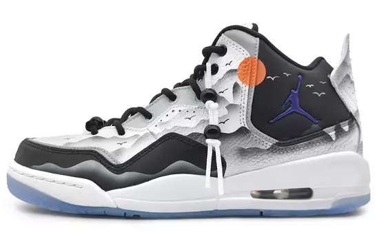 Кроссовки JORDAN Courtside 23 Vintage Basketball Shoes Men Mid-Top White Black