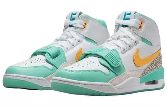 Мужские баскетбольные кроссовки Jordan Legacy 312 Vintage, Белый/Зеленый