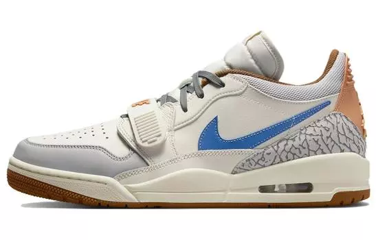 Мужские баскетбольные кроссовки Jordan Legacy 312 Vintage, Фантом/Кокосовое молоко/Янтарно-коричневый/Звездно-синий