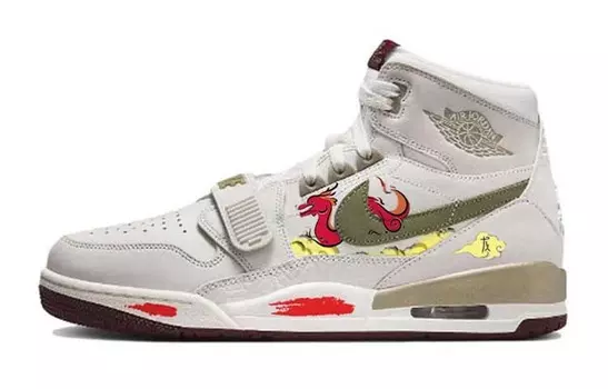 Мужские баскетбольные кроссовки Jordan Legacy 312 Vintage, Light Gray