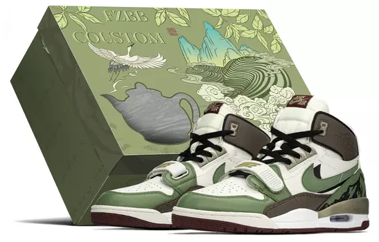 Мужские баскетбольные кроссовки Jordan Legacy 312 Vintage, Dark Green