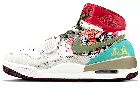 Кроссовки JORDAN Legacy 312 Vintage Basketball Shoes Men High-Top White