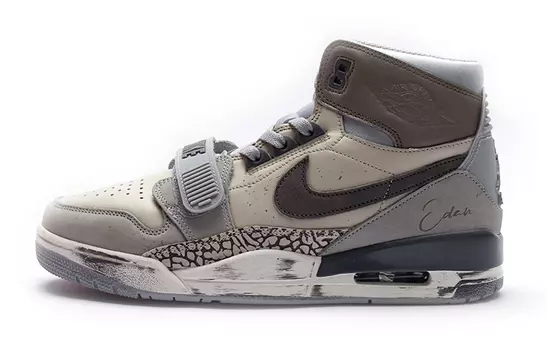 Кроссовки JORDAN Legacy 312 Vintage Basketball Shoes Men High-Top Brown