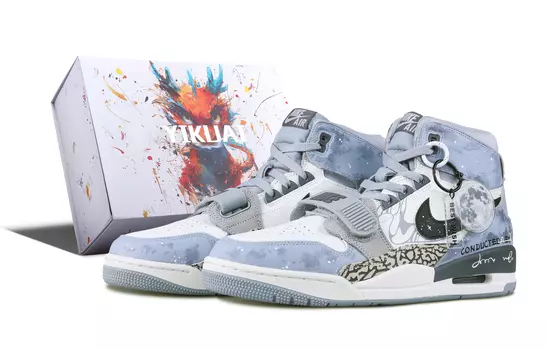 Мужские баскетбольные кроссовки Jordan Legacy 312 Vintage, Space Walk Gray