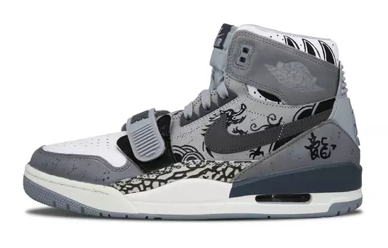 Кроссовки JORDAN Legacy 312 Vintage Basketball Shoes Men High-Top Black