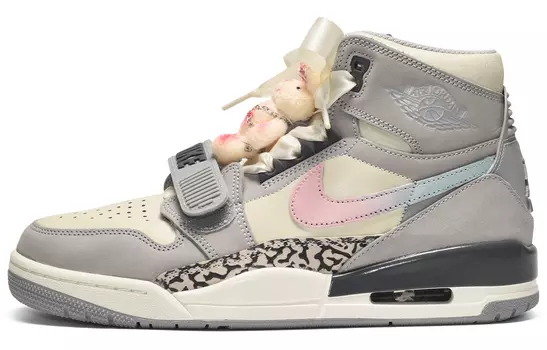 Кроссовки JORDAN Legacy 312 Vintage Basketball Shoes Men High-Top Beige Gray