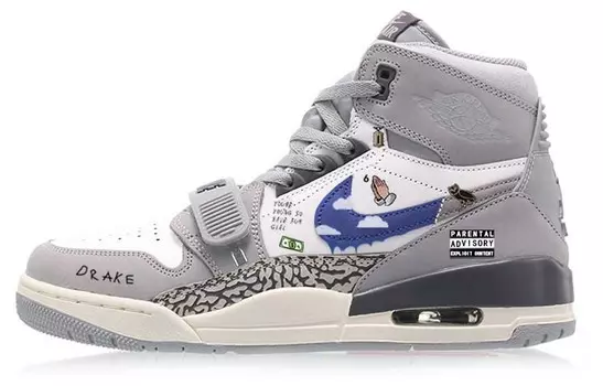 Мужские баскетбольные кроссовки Jordan Legacy 312 Vintage, Gray