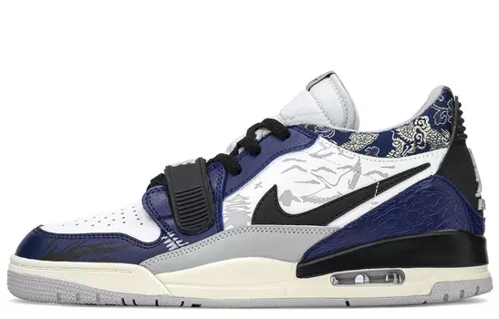 Мужские баскетбольные кроссовки Jordan Legacy 312 Vintage, Dark blue black