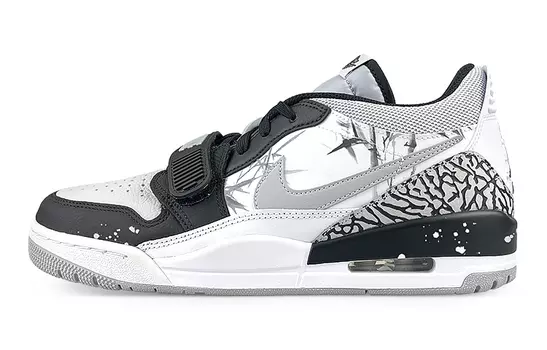Кроссовки JORDAN Legacy 312 Vintage Basketball Shoes Men Low-Top Black White