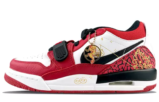 Кроссовки JORDAN Legacy 312 Vintage Basketball Shoes Men Mid-Top Red Black