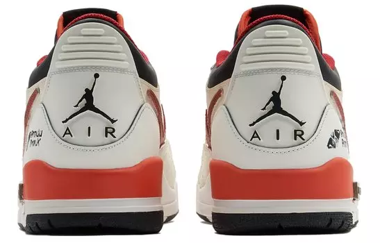 Мужские баскетбольные кроссовки Jordan Legacy 312 Vintage, Black/Dark Obsidian/Total Orange