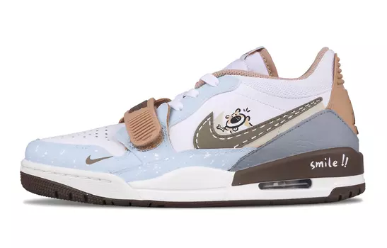 Мужские баскетбольные кроссовки Jordan Legacy 312 Vintage, Mocha blue-brown