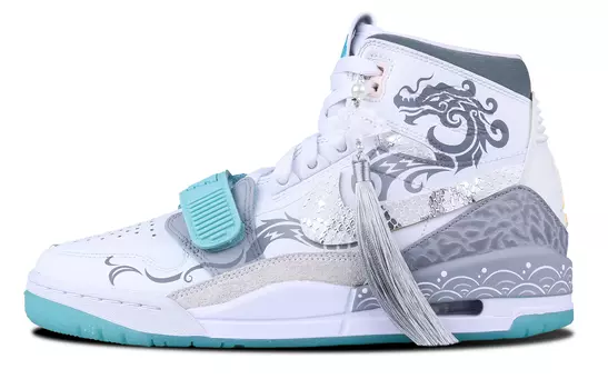 Мужские баскетбольные кроссовки Jordan Legacy 312 Vintage, Silver gray