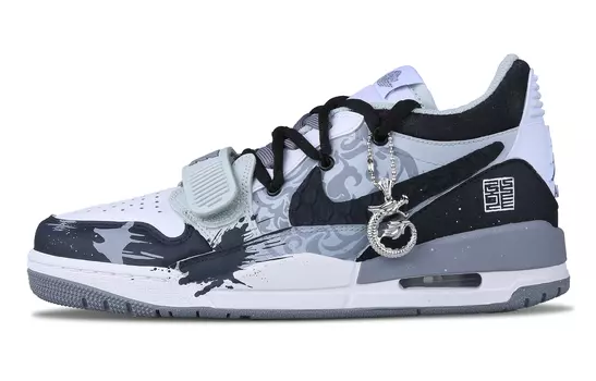 Мужские баскетбольные кроссовки Jordan Legacy 312 Vintage, Black/White/Gray