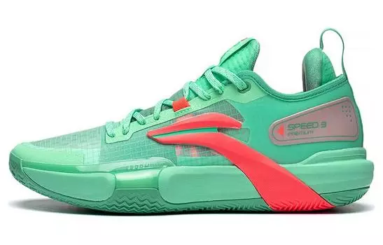Кроссовки Li Ning Blitz 9, зеленый/красный