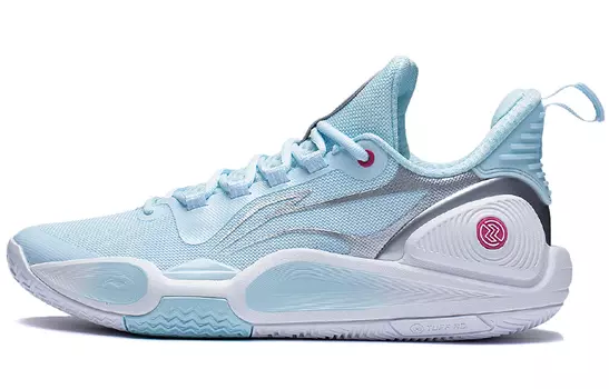 Мужские баскетбольные кроссовки Li Ning New Flashing 9 TD, аква/серебро