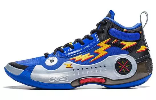 Кроссовки Li Ning Wow 10 Basketball, синий/мультиколор