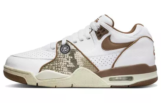 Мужские баскетбольные кроссовки Nike Air Flight 89 Vintage, White/Brown