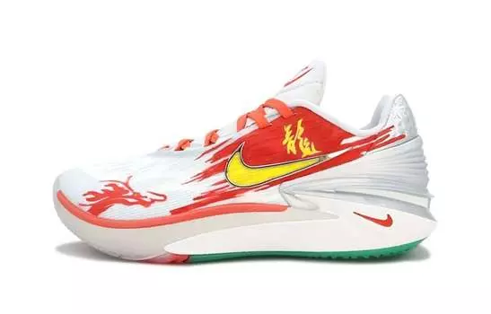 Мужские баскетбольные кроссовки Nike Air Zoom GT Cut 2, White/Red
