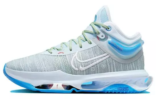 Мужские баскетбольные кроссовки Nike Air Zoom GT Jump 2, Gray/Blue