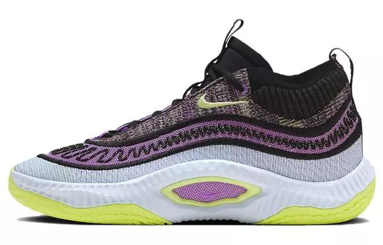 Мужские баскетбольные кроссовки Nike Cosmic Unity 3, Fuchsia Shock/Light Lime/Fantasy Fuchsia/Black/Light Toned Blue